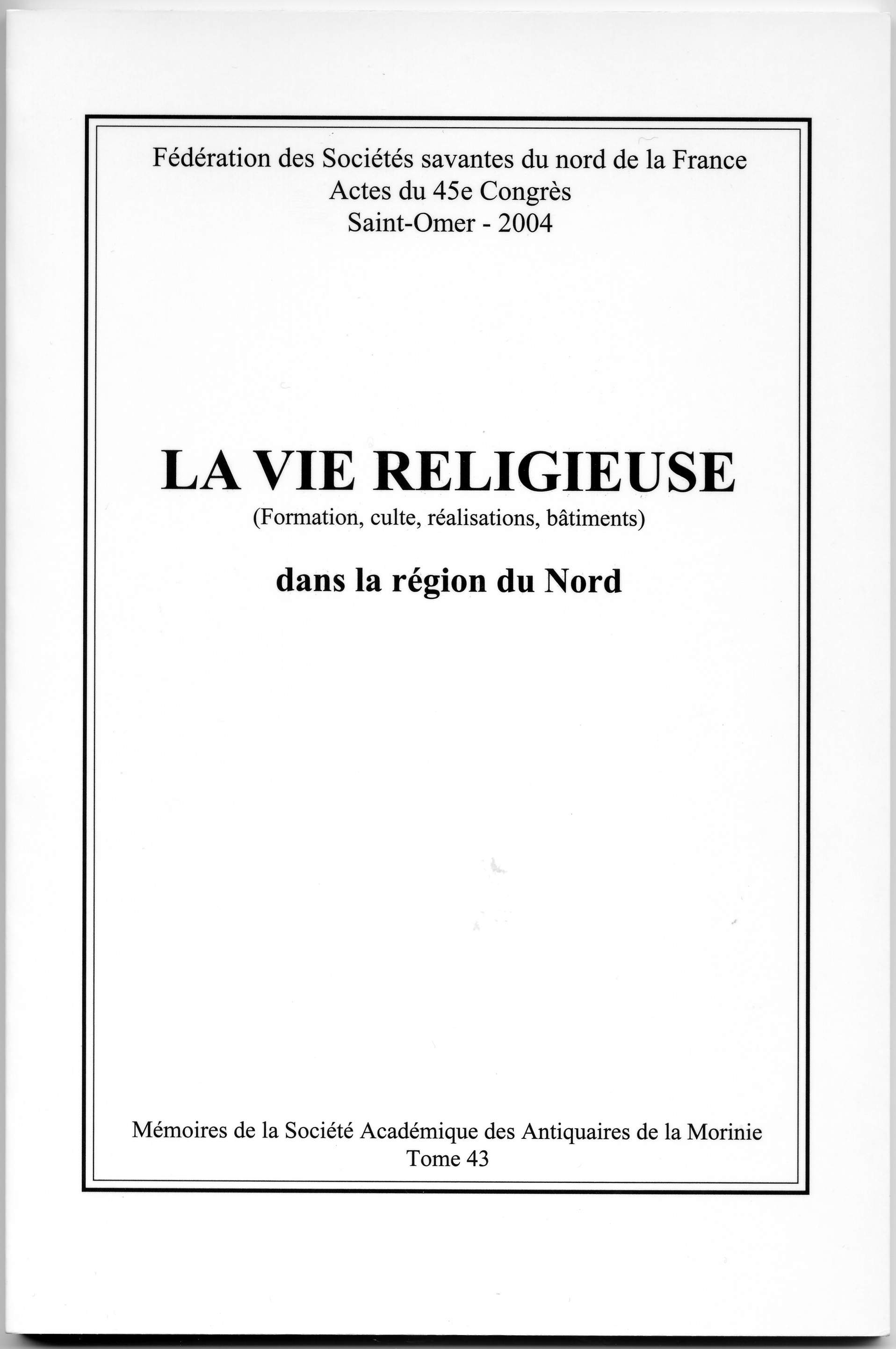 Société Académique des Antiquaires de la Morinie